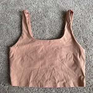 Fabletics Nude Cropped Tank Size Small